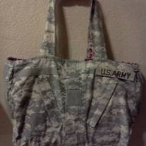 Medium Military ACU Tote Bag