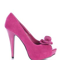 Pink Ruffle Pump