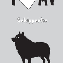 Schipperke, 5x7 print