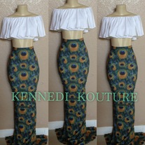 PEACOCK CUSTOM MERMAID SKIRT 