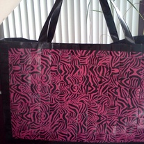 Duck Tape Zebra tote