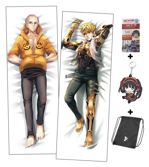 Brand New One Punch Man Saitama Genos Anime Dakimakura Japanese Hugging
