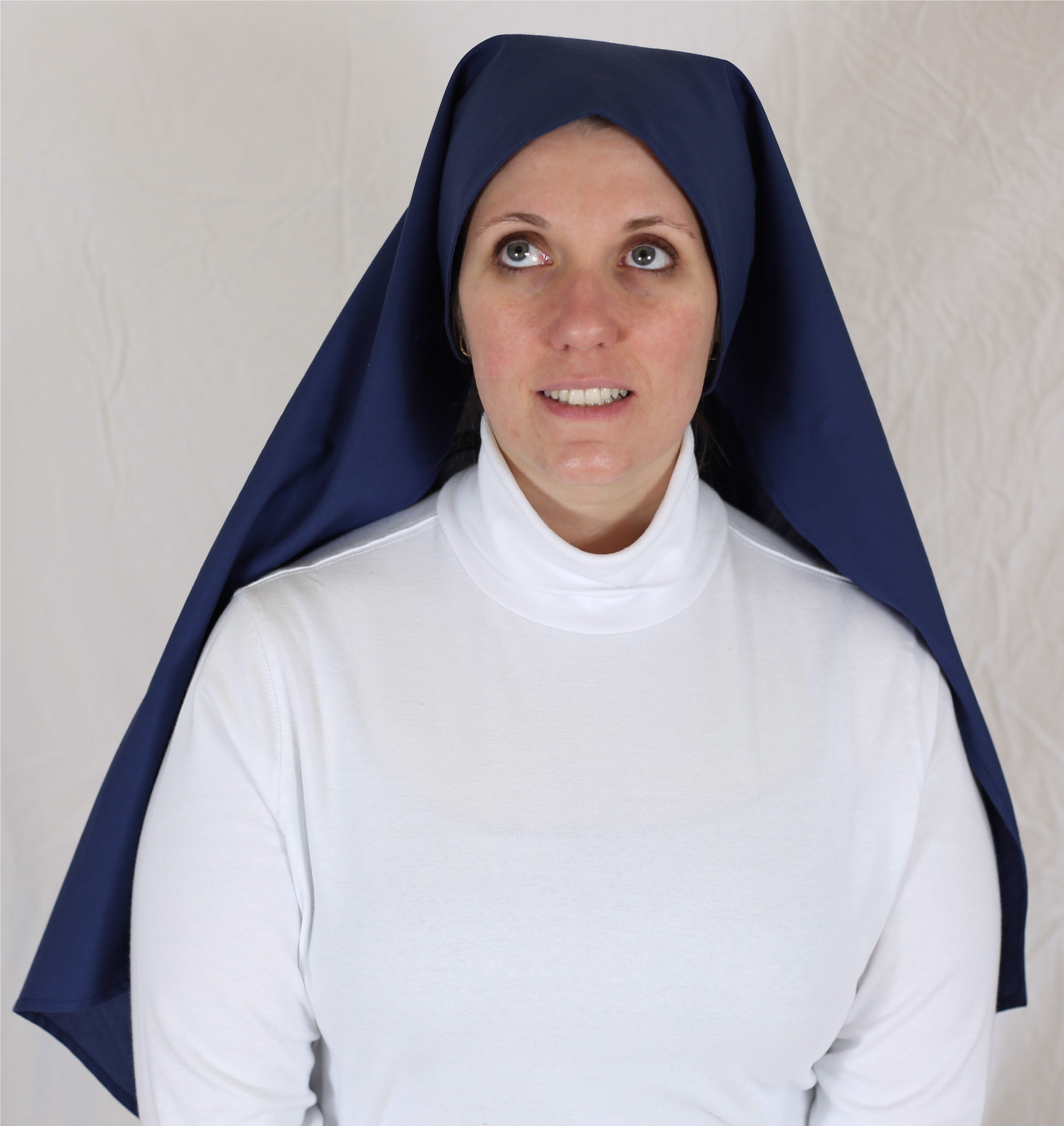 36 inch Blue Nun Veil Catholic Habit on Storenvy