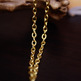 Simple Gold Drops Necklace and Earring Set - Thumbnail 4