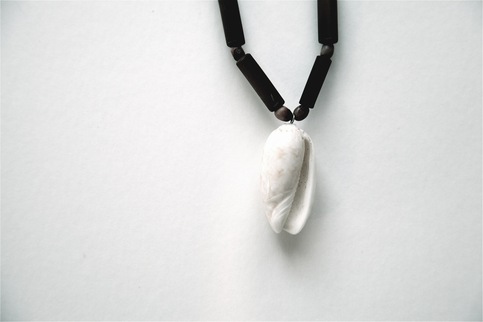 Bamboo Strung Shell Necklace