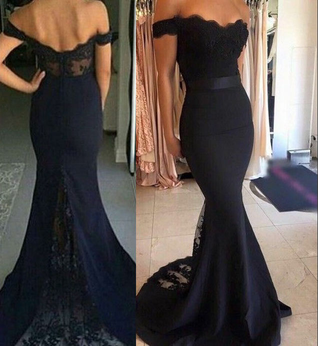Navy Blue Prom Dresses