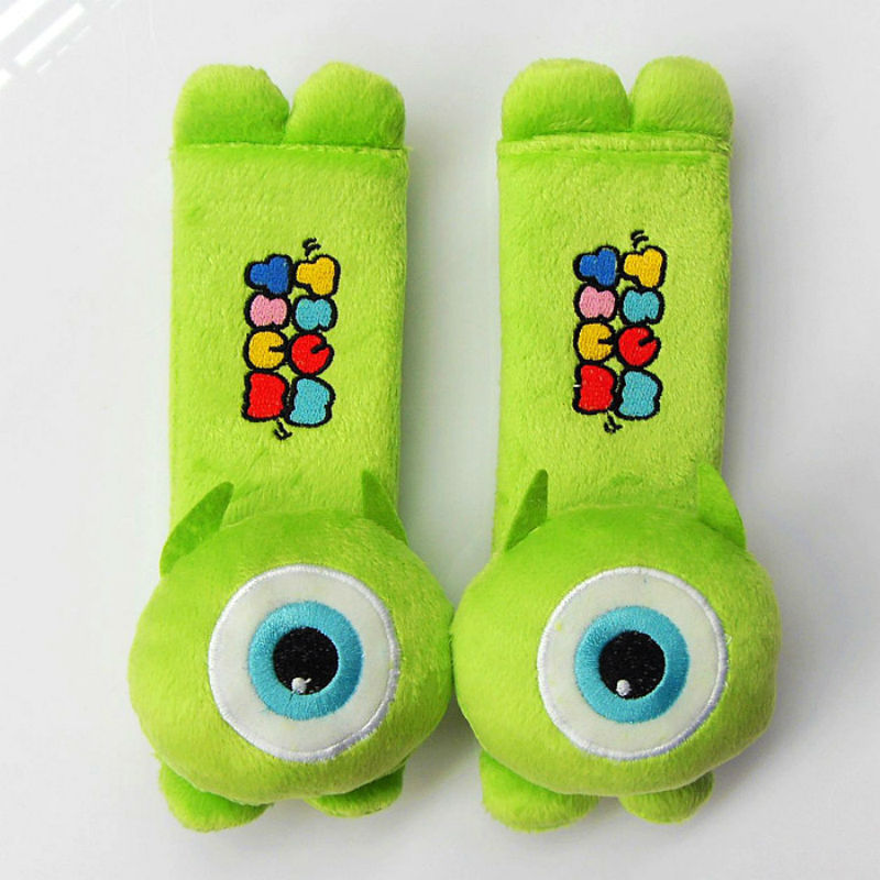 tsum tsum big eye mike car use seat belt cover decoration set 183 hkok tsum tsum big eye mike car use seat belt cover decoration set 183 hkok
