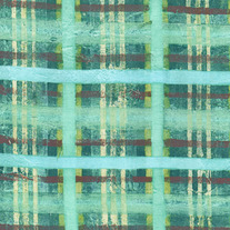 Fat Quarter Textured Plaid Turq/CJ4815