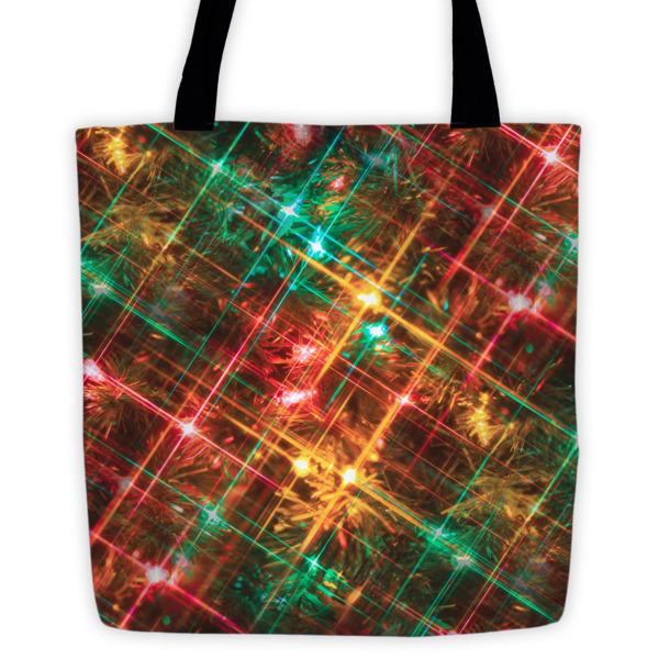 Christmas Tree Lights Tote Bag Christmas Tree Lights Tote Bag
