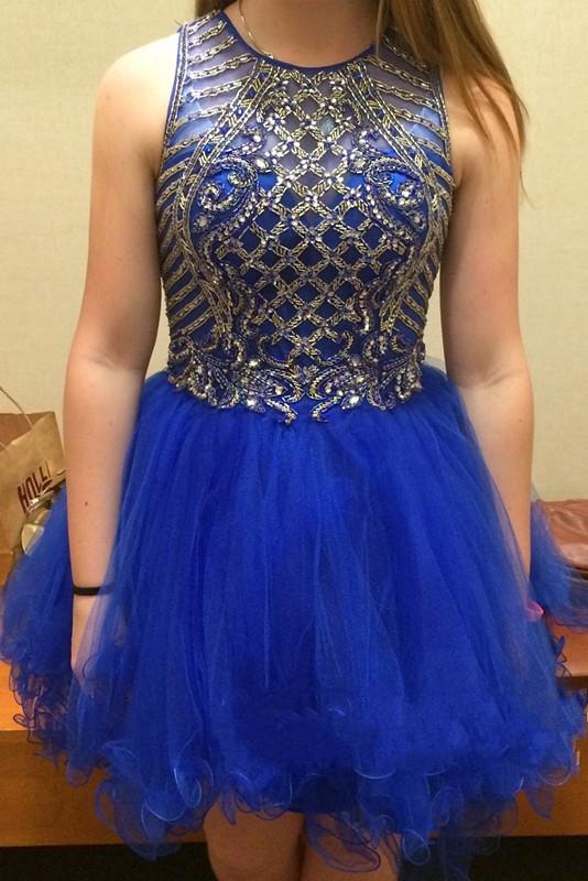 Royal blue dresses, Beaded 2016 dresses, cheap
