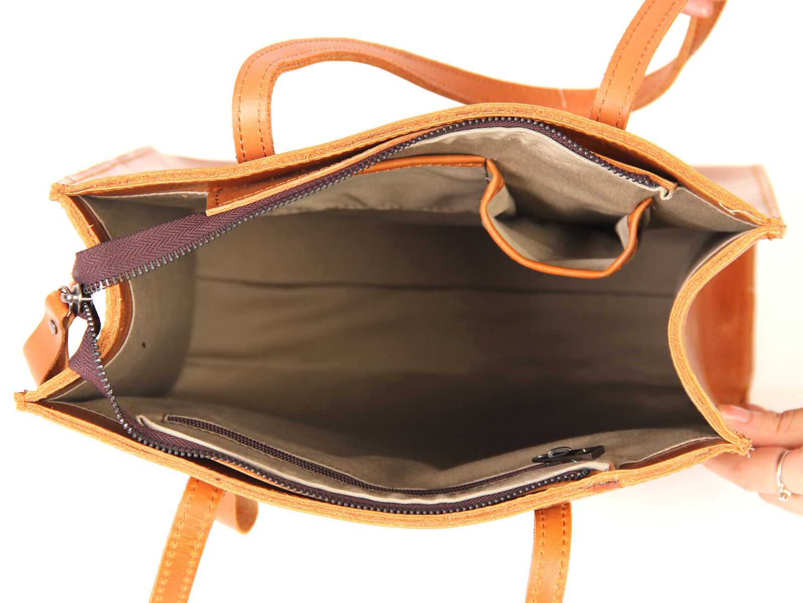 Vintage Leather Tote,Women's Shoulder Bag, Casual Bag