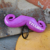 Villain Mustache Ring