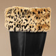 Leopard "Faux Fur" Boot Topper - Thumbnail 1