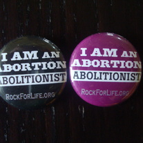 "Abortion Abolitionist" Button