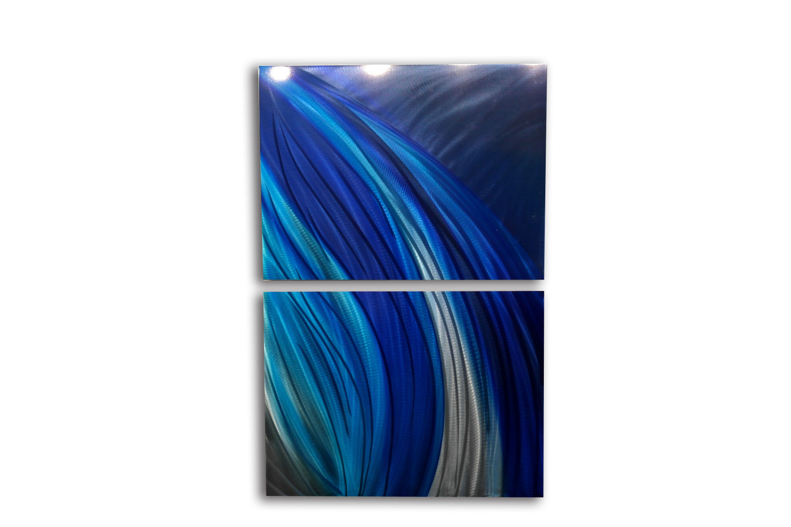 Wailele (Waterfall) Metal Wall Art Contemporary Modern Decor · Inspiring Art Gallery · Online