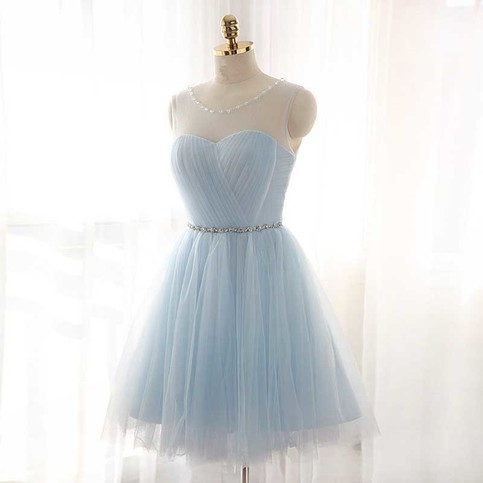 ice blue homecoming dresses