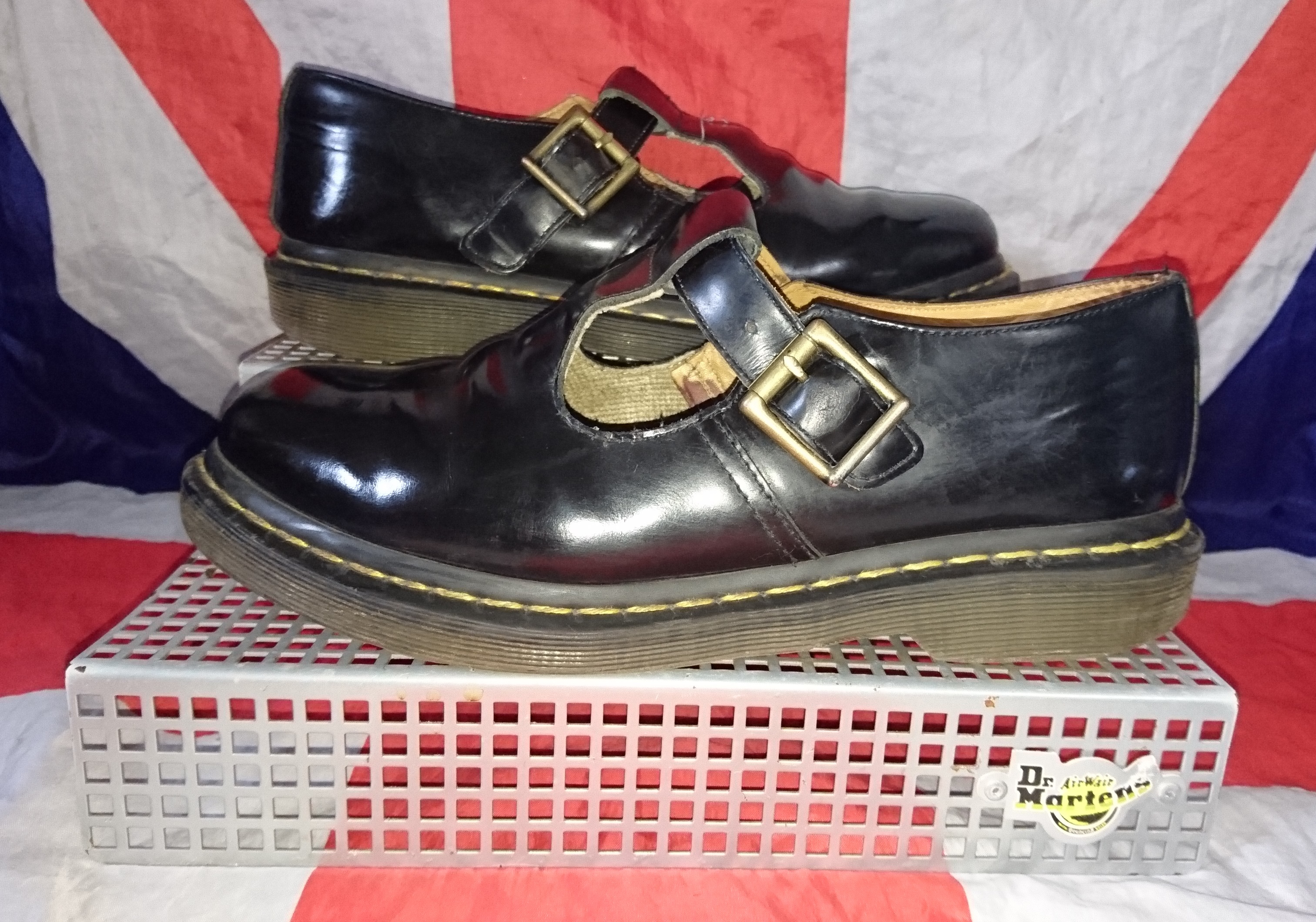 Polley - Black T Bar Dr Doc Martens Mary Jane Shoes - UK 7*EU 41*USL 9 Â· Digital Docs Â· Online 