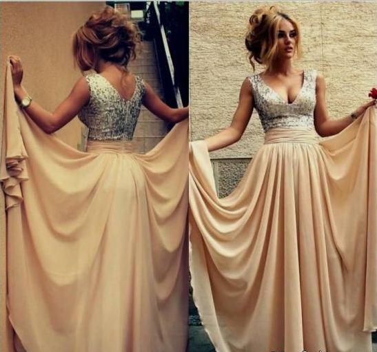 Long Prom Prom Dress,Cheap Prom Dress,Vneck Prom Dress,High quality Prom Dress