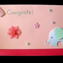 New Baby Card- Girl
