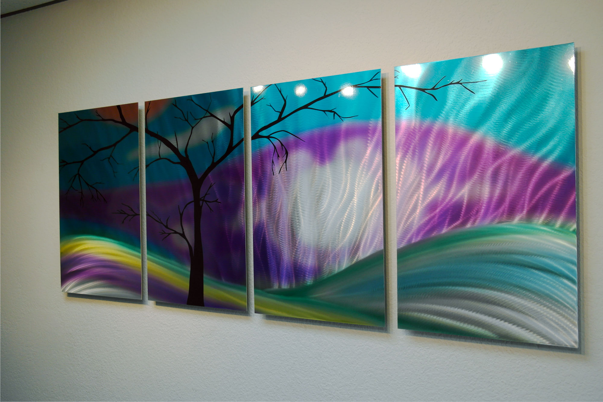 Shadow Tree Purple Abstract Metal Wall Art Contemporary Modern - Shadow Tree Purple Abstract Metal Wall Art Contemporary Modern Decor Thumbnail shadow tree purple abstract metal wall art contemporary modern - shadow tree purple abstract metal wall art contemporary modern decor thumbnail