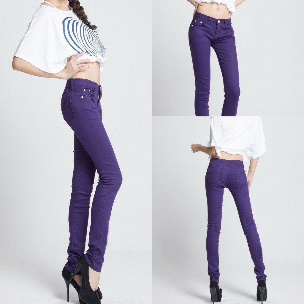 "5 Colors" Stretch Skinny Jeans Pants on Storenvy