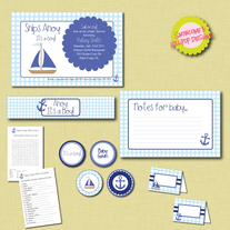 Full Collection - Nauitcal Baby Shower Printables