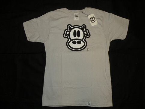 MAD COW LOGO-MENS (SILVER)