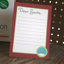 Printable Letters to Santa - 5x7