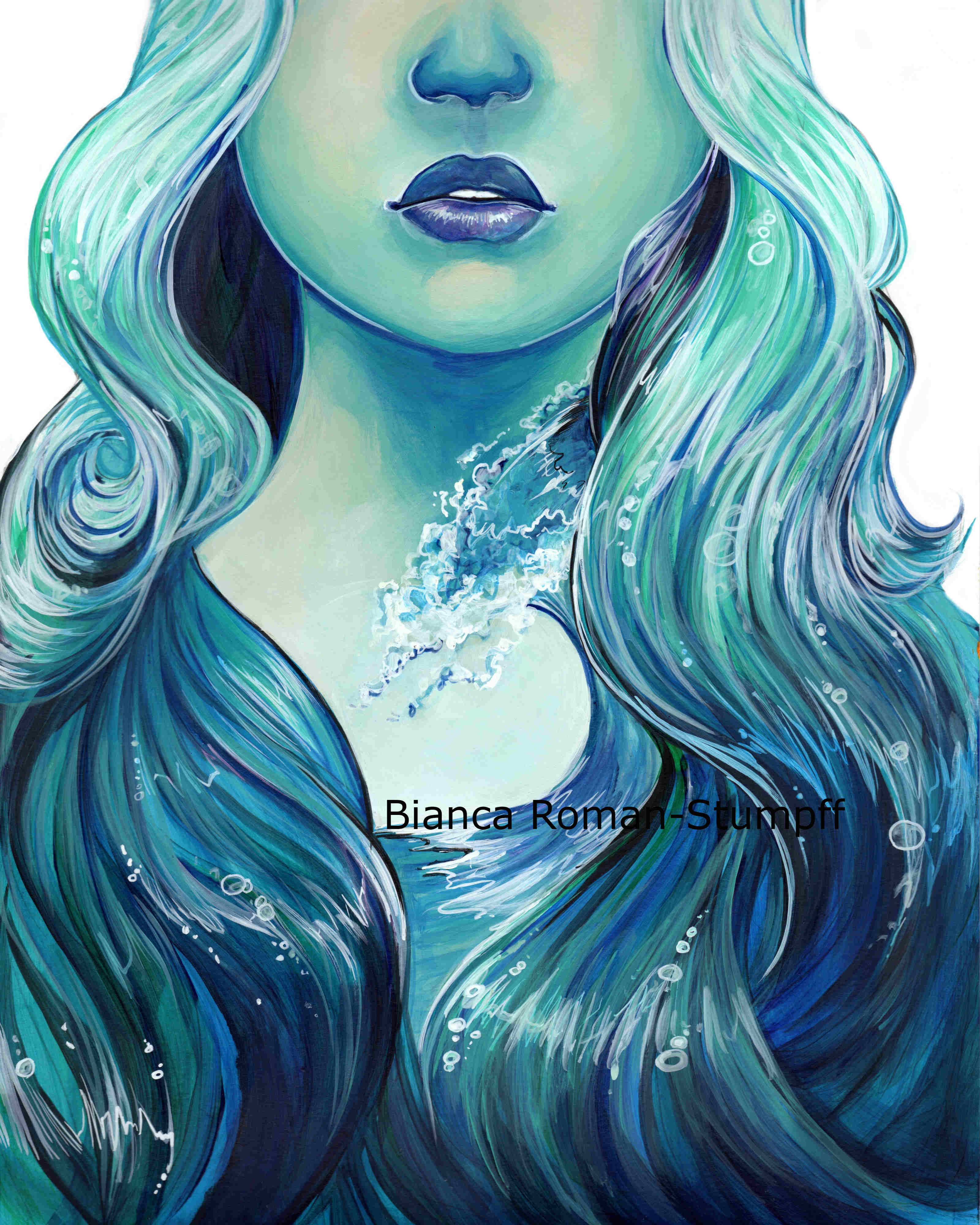 Aqua Water, Nature series Print · Art of Bianca Roman-Stumpff · Online Store Powered by Storenvy