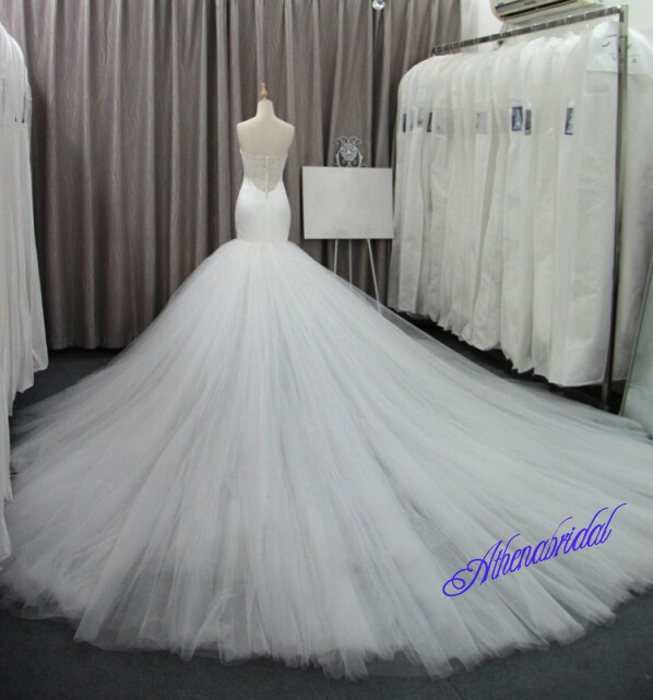 White wedding dresses, cheap wedding dresses, mermaid wedding dress