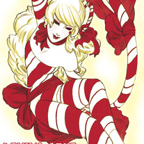 Peppermint Dreams Signed Art Print