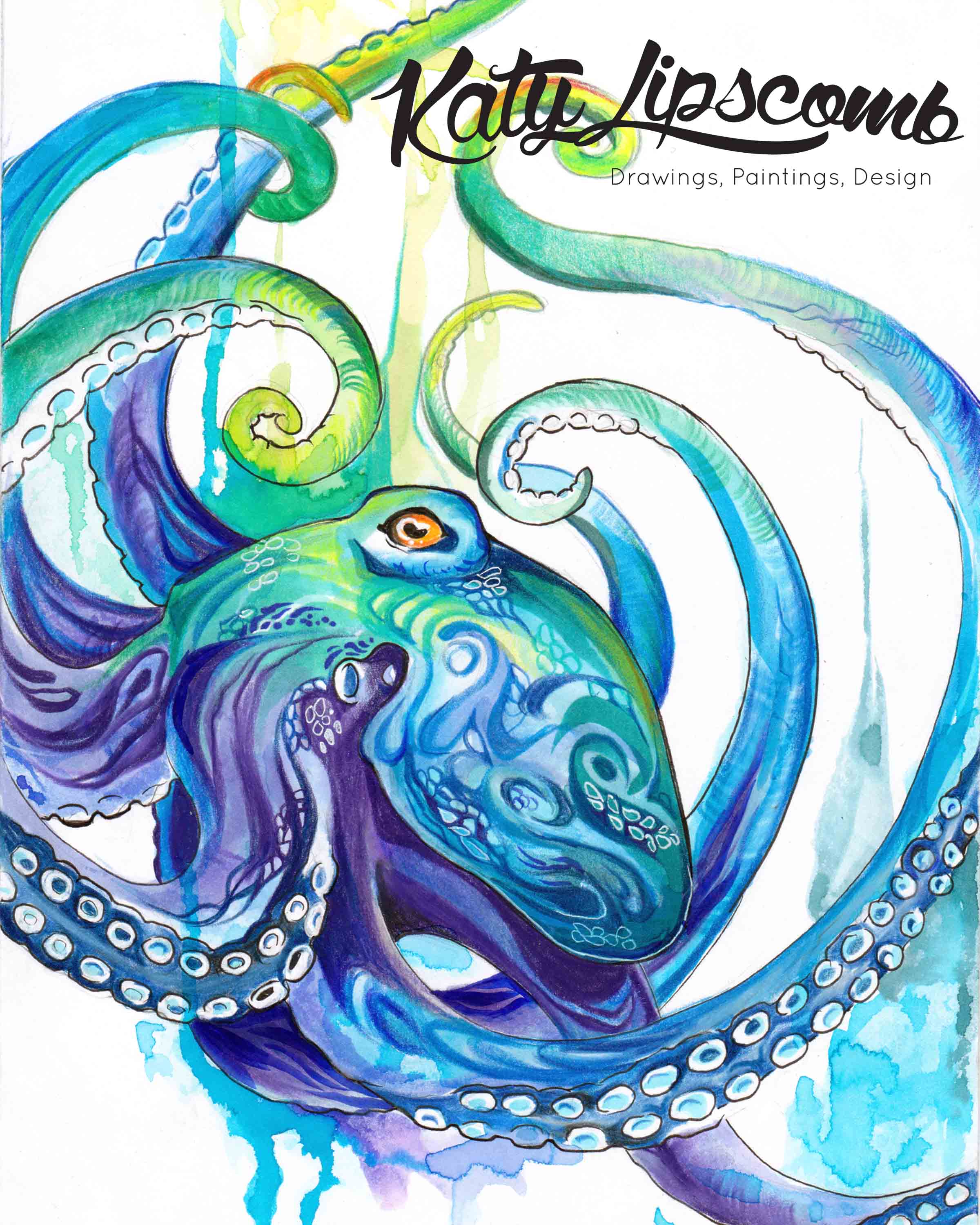 Octopus Print Katy Lipscomb Online Store Powered By Storenvy