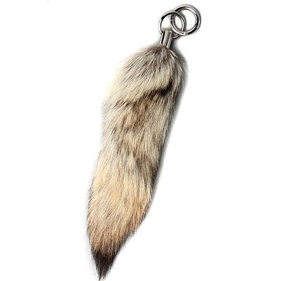Kit Fox Tail clip on Storenvy