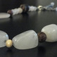 Rose quartz, jasper, and wooden beads. Necklace and bracelet. - Thumbnail 2