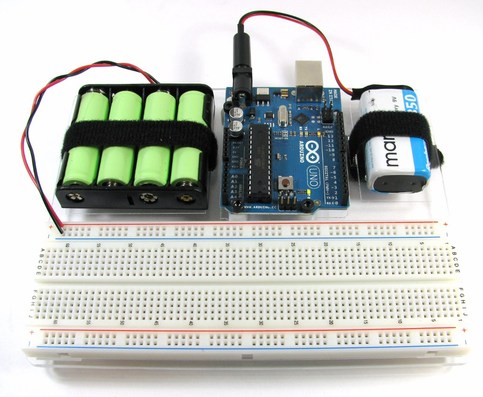 Arduino Holder with Battery Mount Kit - Large