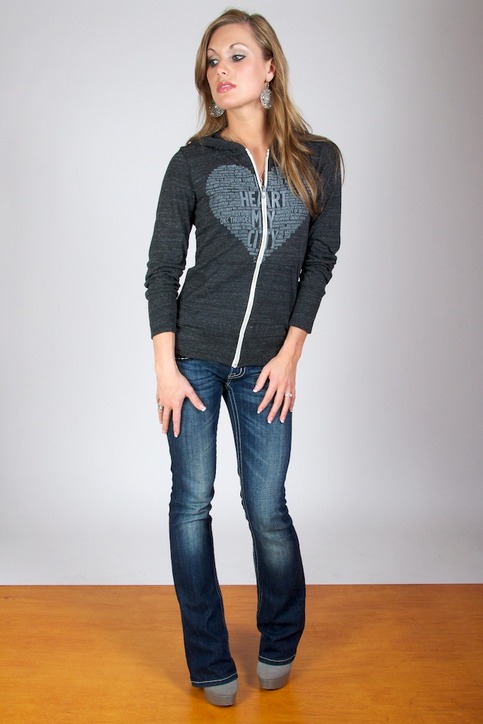 I Heart My City (OKC) - Zip Hoodie