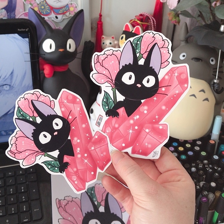 Jiji Crystals Stickers · NEKO MARION · Online Store Powered by Storenvy