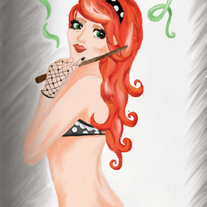 Pin Up Lily Evans Print