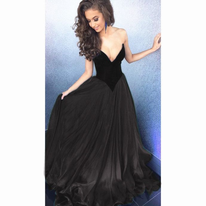 black organza dress