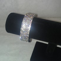 Silver Jeweled Bracelet