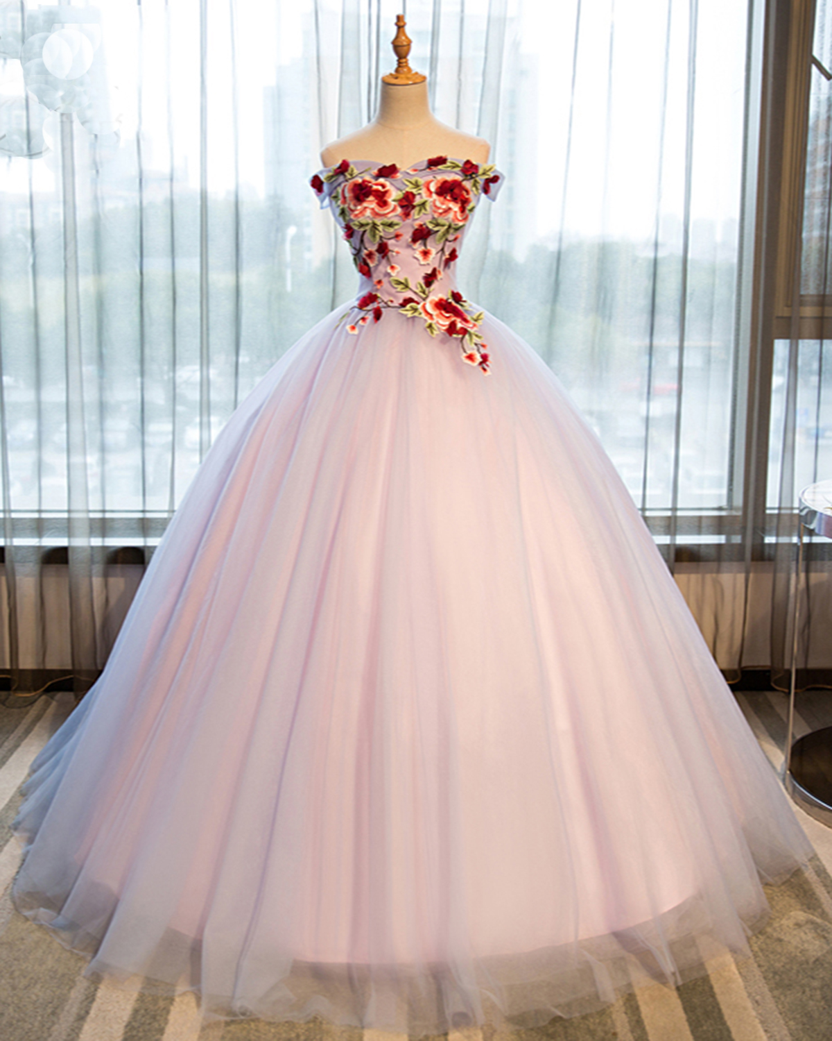 Flower Prom Dresses