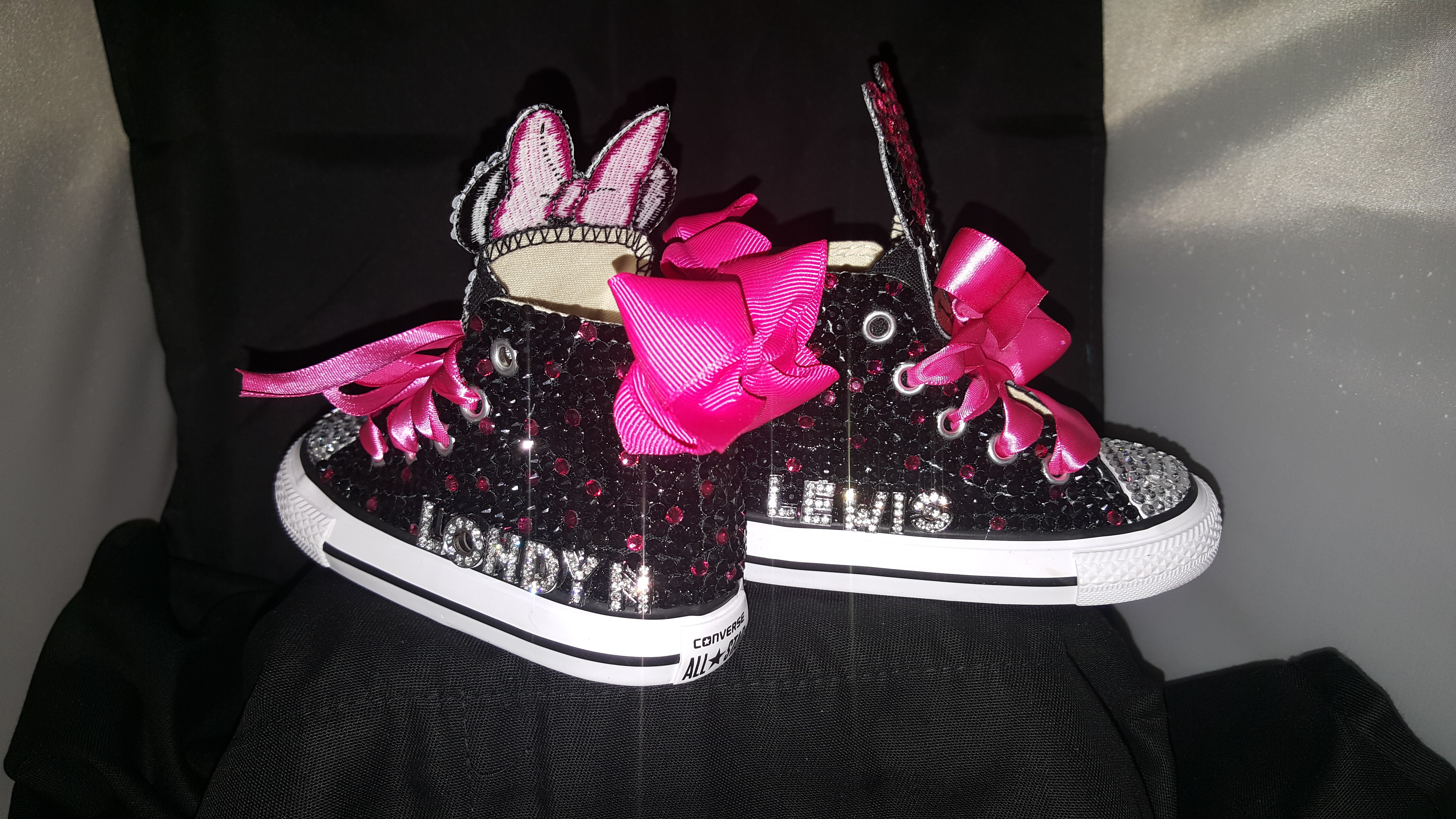 Youth/Toddler Bling Character Shoes (Rhinestone Name
