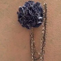 The Blue Carnation Necklace
