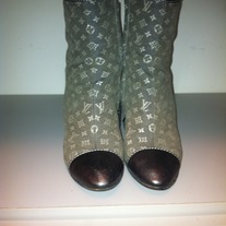 Louis Vuitton Ankle Boot Silver 37.5 (US 7.5)