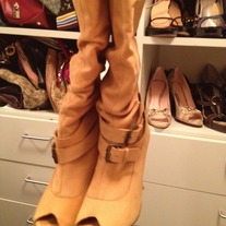 Steve Madden Mustard Suede Boot