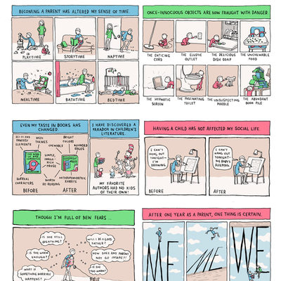 "a year of parenting" poster 