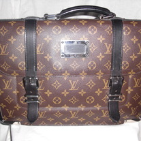 Louis Vuitton LV 100% AUTH Men's Briefcase Larry Monogram 