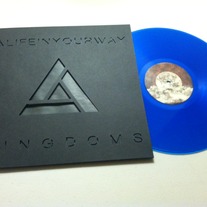 Kingdoms Transparent Blue Vinyl w/Black on Black Custom Die-Cut Sleeve