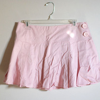 Baby Pink Pleated Skirt