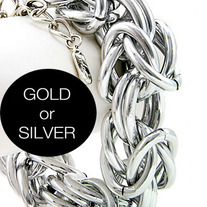 "Twisted Transistor" Chain Bracelet